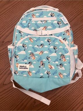 Simple Modern Bluey Kids Backpack – Light Blue
